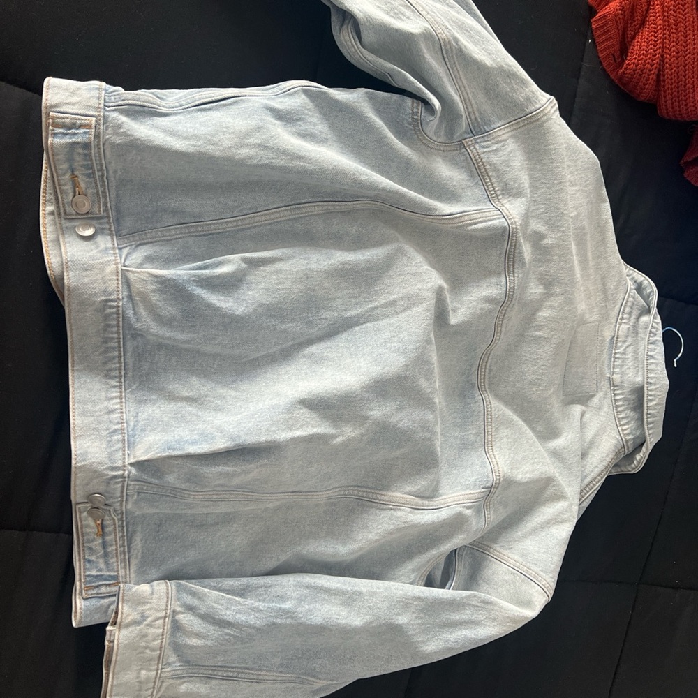 PINK Victoria's Secret Light Blue Denim Jacket - Picture 2 of 4
